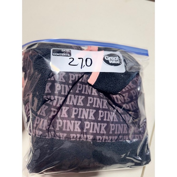 PINK Victoria's Secret Fleece‎ Full Zip Jacket Cozy Warm Layering S - Picture 10 of 10